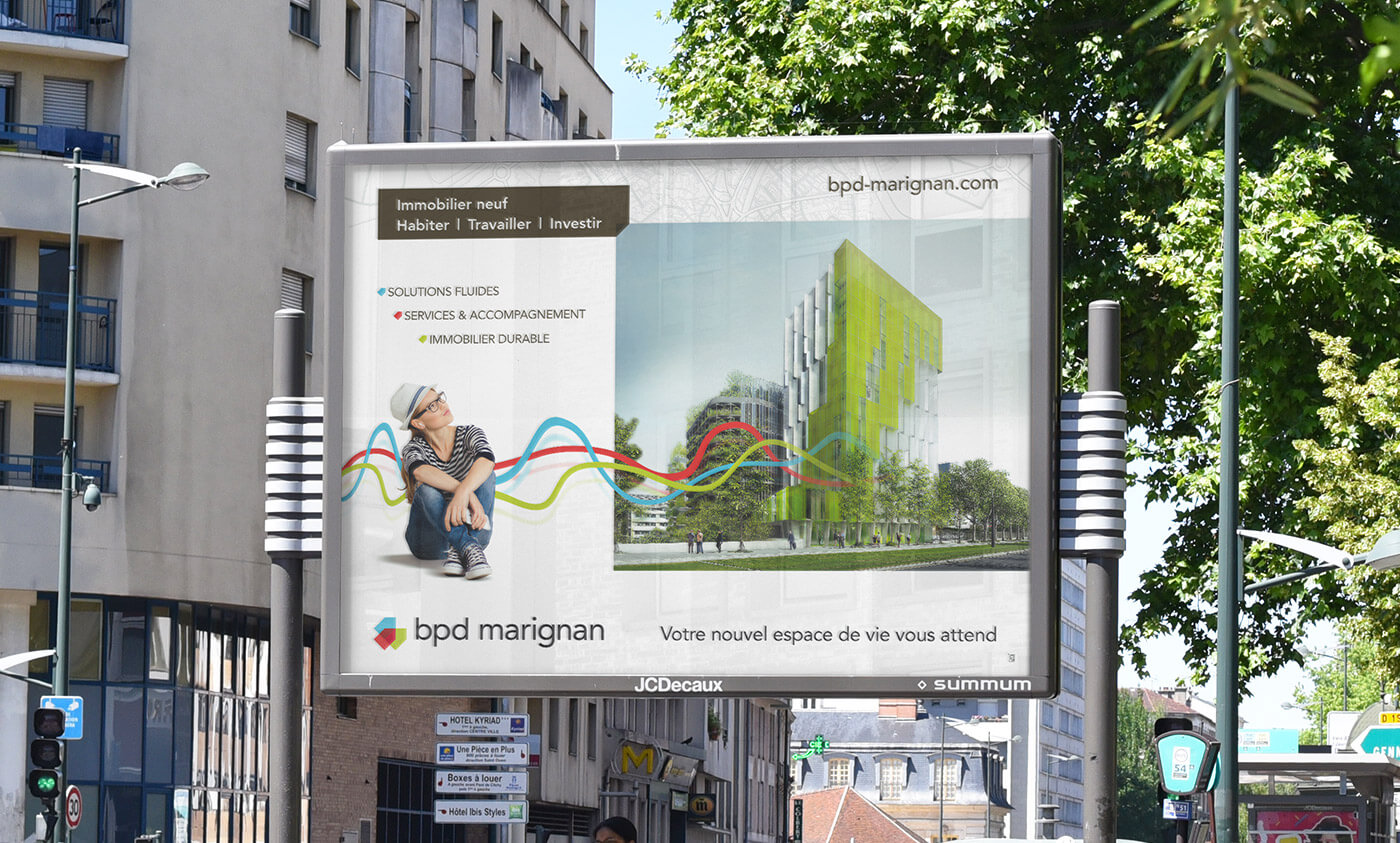 BPD marignan - promoteur immobilier - publicité - affiche
