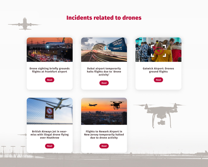 agence de communication à paris site internet d'hologarde par comnext - incidents drone