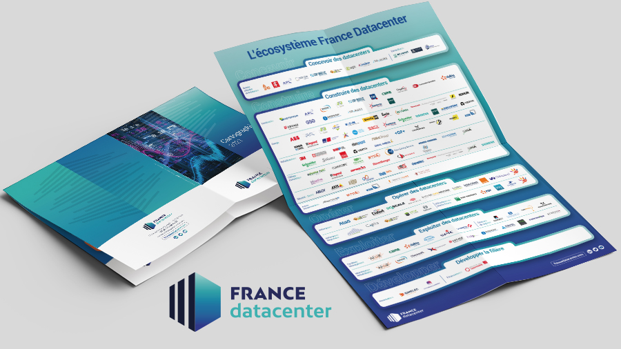 dépliant France Datacenter de la cartographie des adhérents